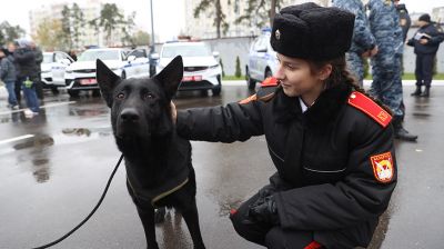 На базе столичного ОМОНа прошел день открытых дверей ГУВД Мингорисполкома