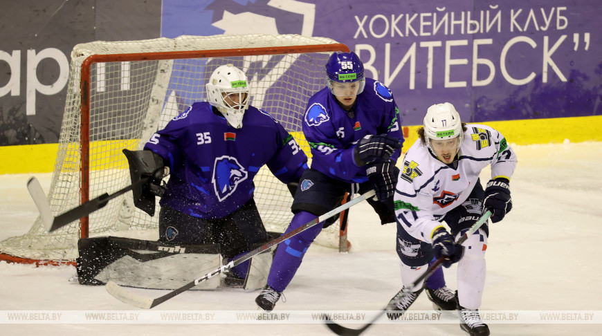 Хоккеисты "Витебска" одержали победу над командой "Металлург" из Жлобина