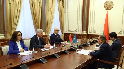 Андрейченко провел встречу с Чрезвычайным и Полномочным Послом Казахстана в Беларуси