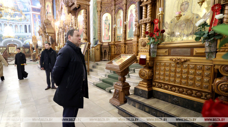 Премьер-министр Беларуси посетил Кафедральный собор в нижнем Новгороде