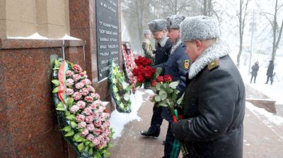 В урочище "Уручье" перезахоронили останки погибших во время Великой Отечественной войны