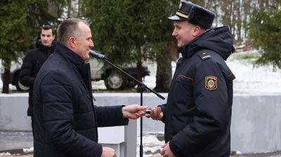 Участковых инспекторов милиции чествовали в Могилевском районе
