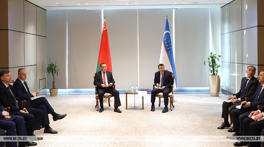 Заяц встретился с вице-премьером Узбекистана