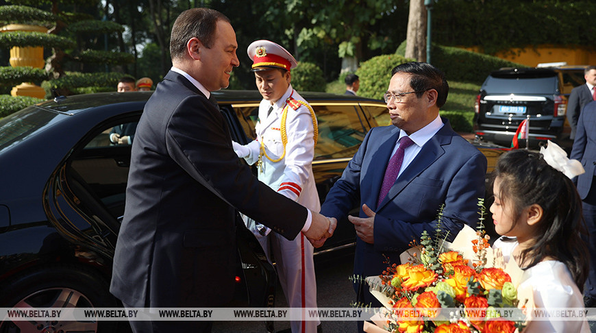 В г.Ханой состоялась церемония официальной встречи премьер-министра Беларуси