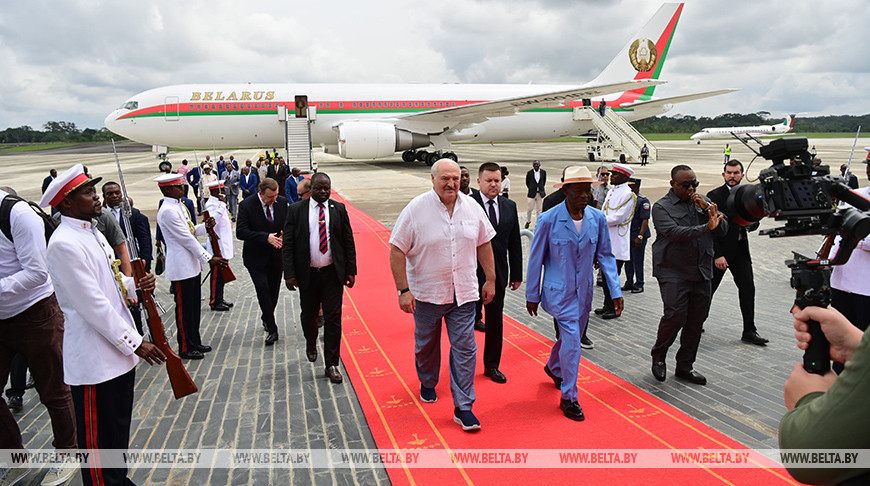 Лукашенко прибыл на материковую часть Экваториальной Гвинеи