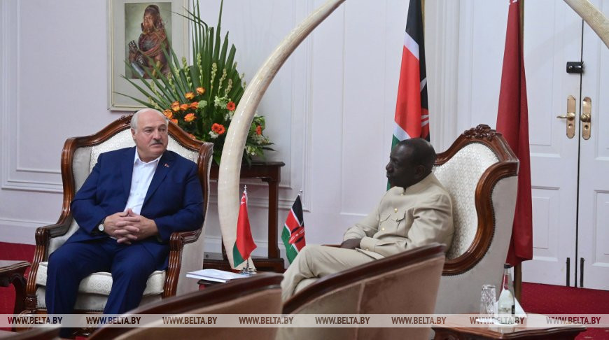 Лукашенко в Кении провел переговоры с Президентом Уильямом Руто