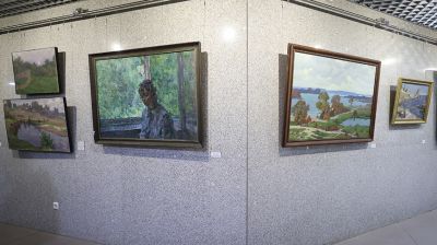 Юбилейная выставка Белорусского союза художников открылась в Национальной библиотеке