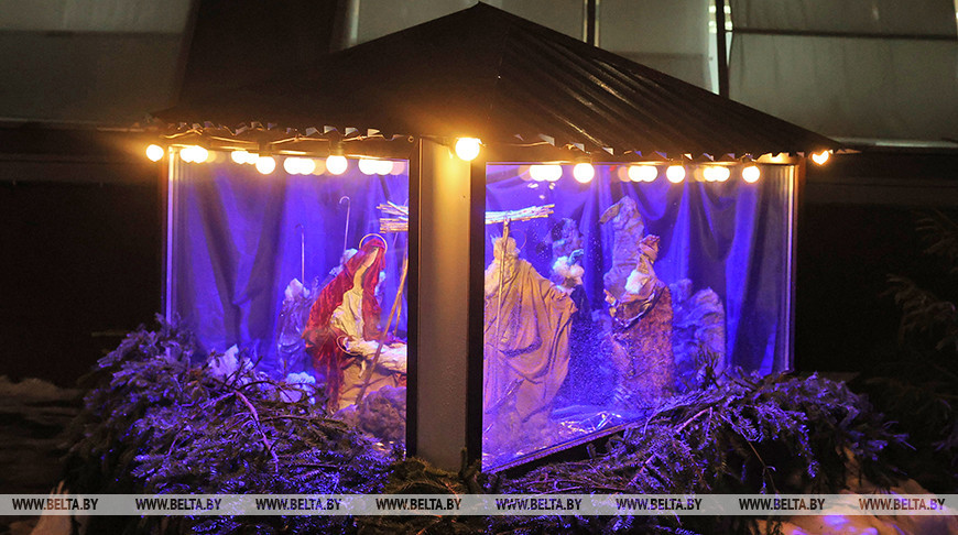 Рождественская инсталляция появилась в Витебске
