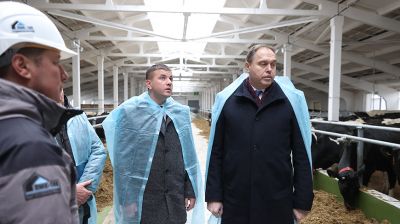 В Вороновском районе ввели в эксплуатацию новую молочно-товарную ферму