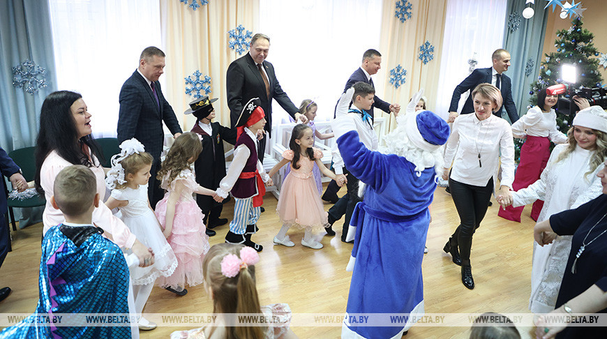 Караник во время акции "Наши дети" посетил Гродненскую специальную школу-интернат №2
