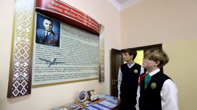 Школе в Новополоцке присвоили имя Героя Советского Союза Василия Маргелова