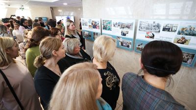 Фотовыставка БЕЛТА "Параллельные миры" открылась в Национальной библиотеке Беларуси