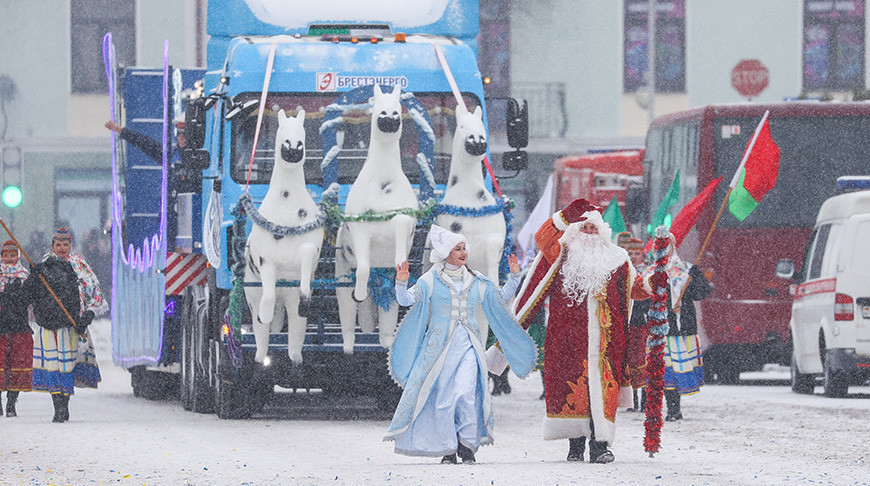 Зимний фестиваль "Берестейские сани" провели в Пинске