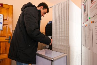 Брестские гандболисты приняли участие в досрочном голосовании