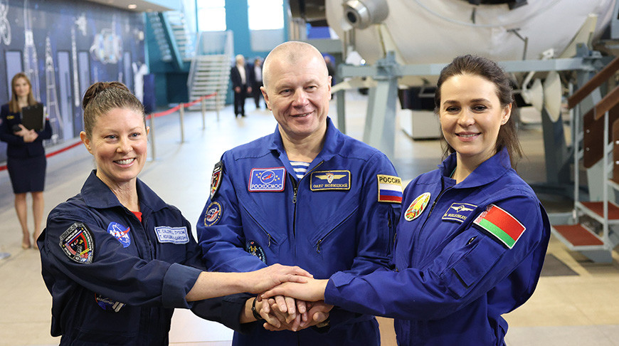 Василевская принимает участие в экзаменационной тренировке в Центре подготовки космонавтов