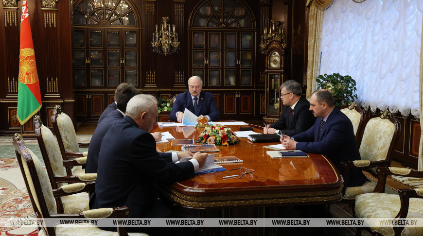 Развитие белорусского футбола обсудили у Президента Беларуси
