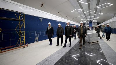Три новых станции зеленой ветки столичной подземки заработают к концу года