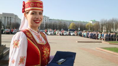 В Могилеве председателям сельсоветов вручили ключи от автомобилей белорусского производства