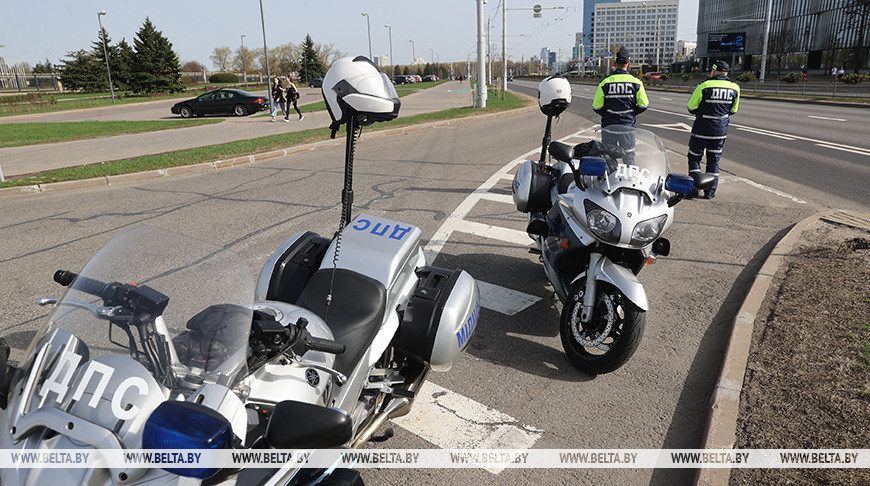 Соблюдение ПДД мотоциклистами - на особом контроле ГАИ Минска