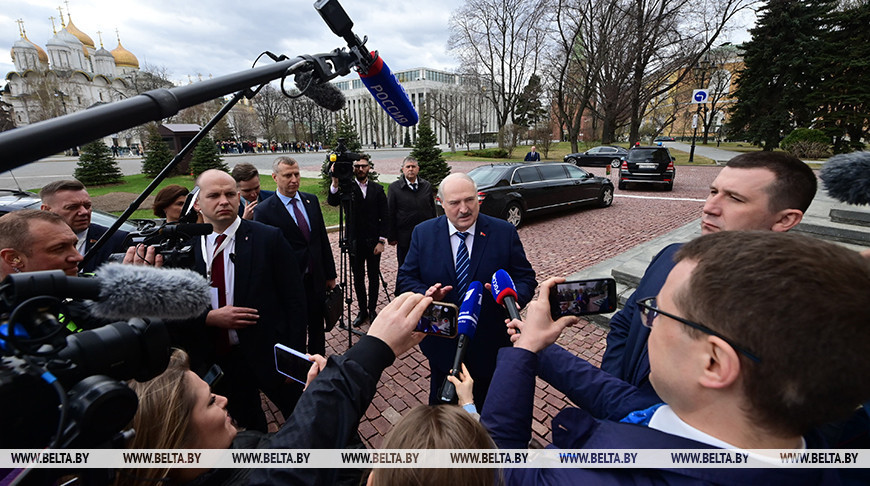 Лукашенко прибыл в Кремль  
