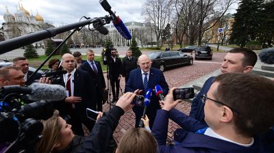 Лукашенко прибыл в Кремль  