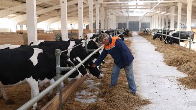 Новый молочно-товарный комплекс открыли в Комарине