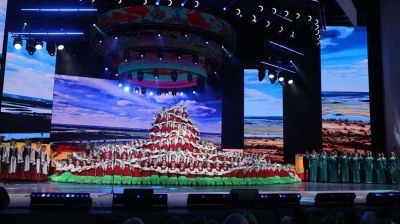 Концерт представителей Гомельской области на республиканском этапе фестиваля "Беларусь - моя песня"