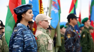 Слет военно-патриотических клубов "Вершина мужества" открылся в Минске
