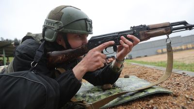 Учебные стрельбы военнослужащих, призванных на срочную службу во внутренние войска МВД