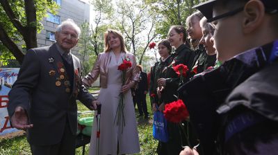 В Минске состоялась акция "Здесь живет ветеран"