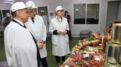 Горлов посетил Калинковичский мясокомбинат