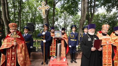 Всебелорусский крестный ход "Церковь и армия" прошел в Витебске