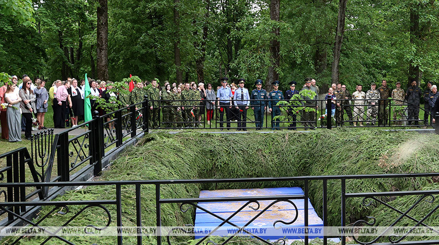 В Славгороде перезахоронили останки жертв геноцида