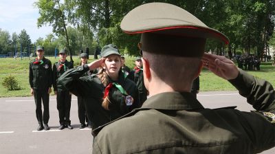 Областной этап военно-патриотической игры "Зарница" прошел в Могилевском кадетском училище