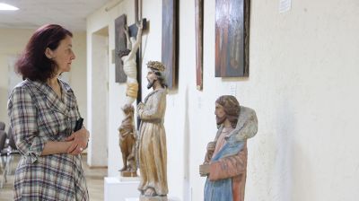 Выставочную экспозицию древнебелорусской культуры представили в НАН