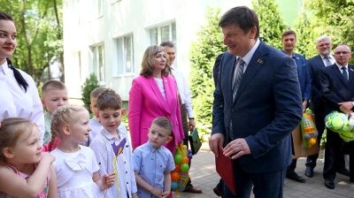 Воспитанников социального приюта в Минске поздравили с Днем защиты детей