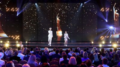 Церемония вручения наград ХV Национального телевизионного конкурса "Телевершина" проходит в Минске
