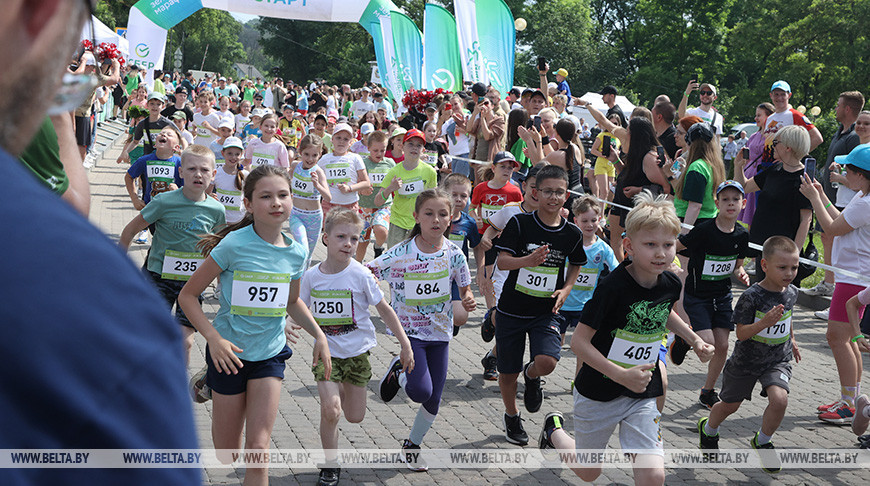 Более 1,3 тыс. участников собрал "Зеленый марафон" ко Дню защиты детей в Могилеве