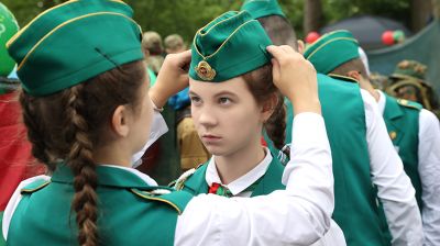 Областной этап военно-патриотической игры "Зарница" стартовал в Мозырском районе