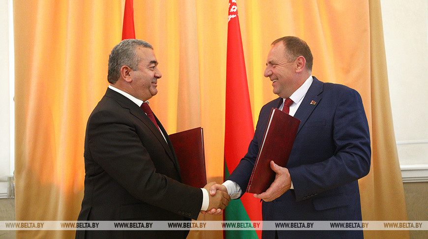 В Минске состоялось заседание межправкомиссии по торгово-экономическому сотрудничеству Беларуси и Таджикистана