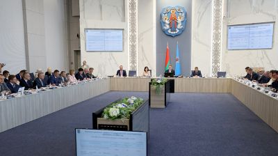 Заседание Мингорисполкома "Об итогах социально-экономического развития Минска за январь - март 2024 года" прошло в Минске