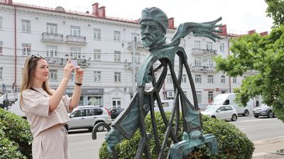 Скульптуру, посвященную русскому писателю Ивану Бунину, установили в Витебске