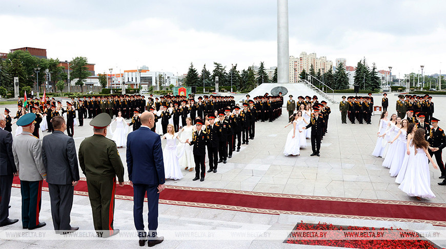 В столице состоялся 68-й выпуск Минского суворовского военного училища