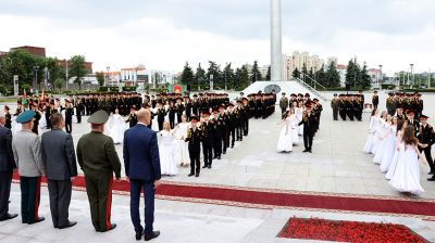 В столице состоялся 68-й выпуск Минского суворовского военного училища