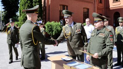 Выпуск офицеров военного факультета прошел в БГУ