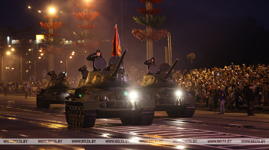 В Минске прошла генеральная репетиция парада в ознаменование Дня Независимости Республики Беларусь