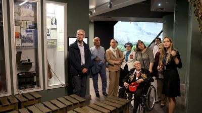 Накануне Дня Независимости зарубежные гости посетили Музей истории ВОВ