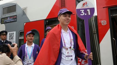 "Поезд Памяти" встретили в Минске