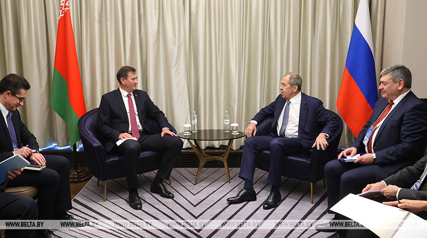 Министры иностранных дел Беларуси и России встретились в Астане