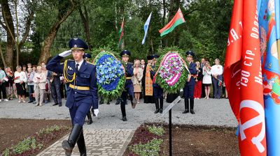Чтить подвиг освободителей: воинское перезахоронение после реконструкции открыли в Витебском районе